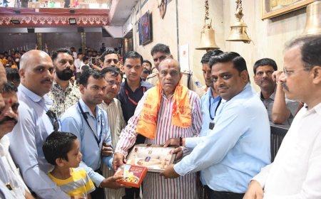 मंत्री गौरीशंकर बिसेन ने किए श्री महाकालेश्वर भगवान के दर्शन