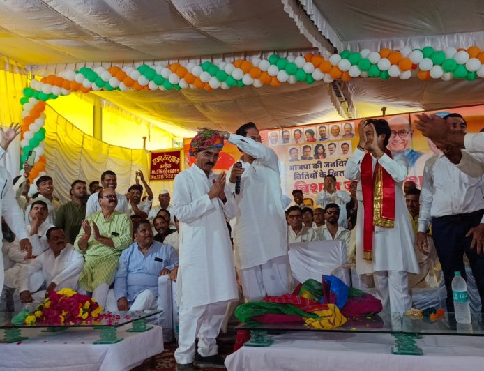 विधायक मालवीय को मिला अपार जन आशीर्वाद