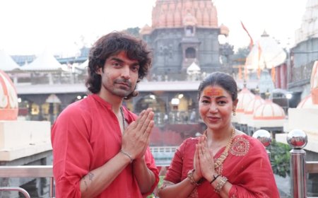 टीवी सेलेब्रिटी ने किये महाकाल दर्शन