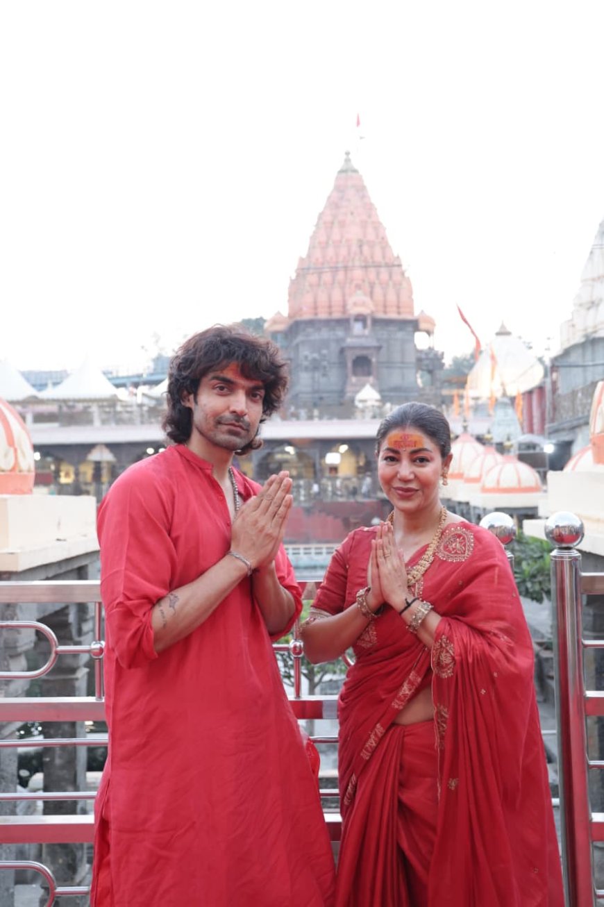 टीवी सेलेब्रिटी ने किये महाकाल दर्शन